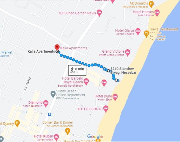 Kalia, Zweizimmer, Zweibalkon, Top-Apartment Pantai Sunny Bagian luar foto
